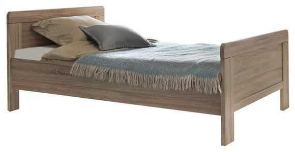 BETT 90/200 cm - Eichefarben, KONVENTIONELL (90/200cm) - Cantus