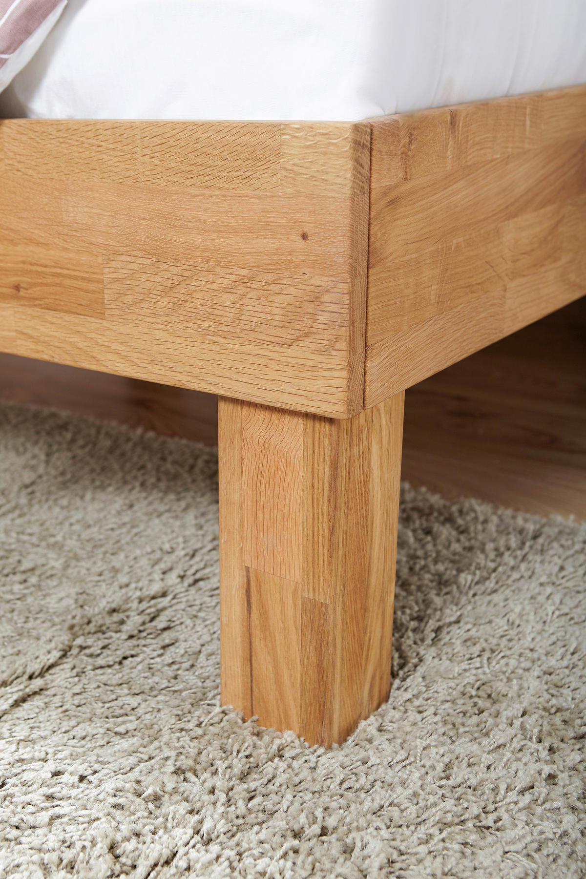 BETT 90/200 cm  in Naturfarben  - Naturfarben, MODERN, Holz (90/200cm) - MID.YOU