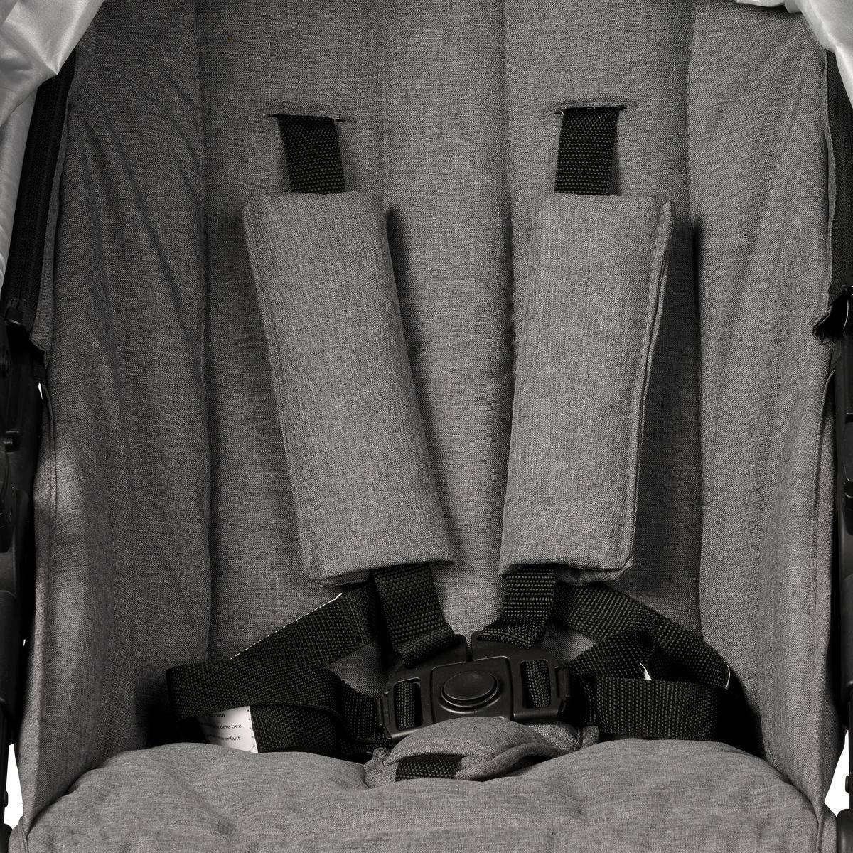KINDERWAGENSET  Korfu   - Dunkelgrau/Schwarz, Basics, Kunststoff/Textil - My Baby Lou