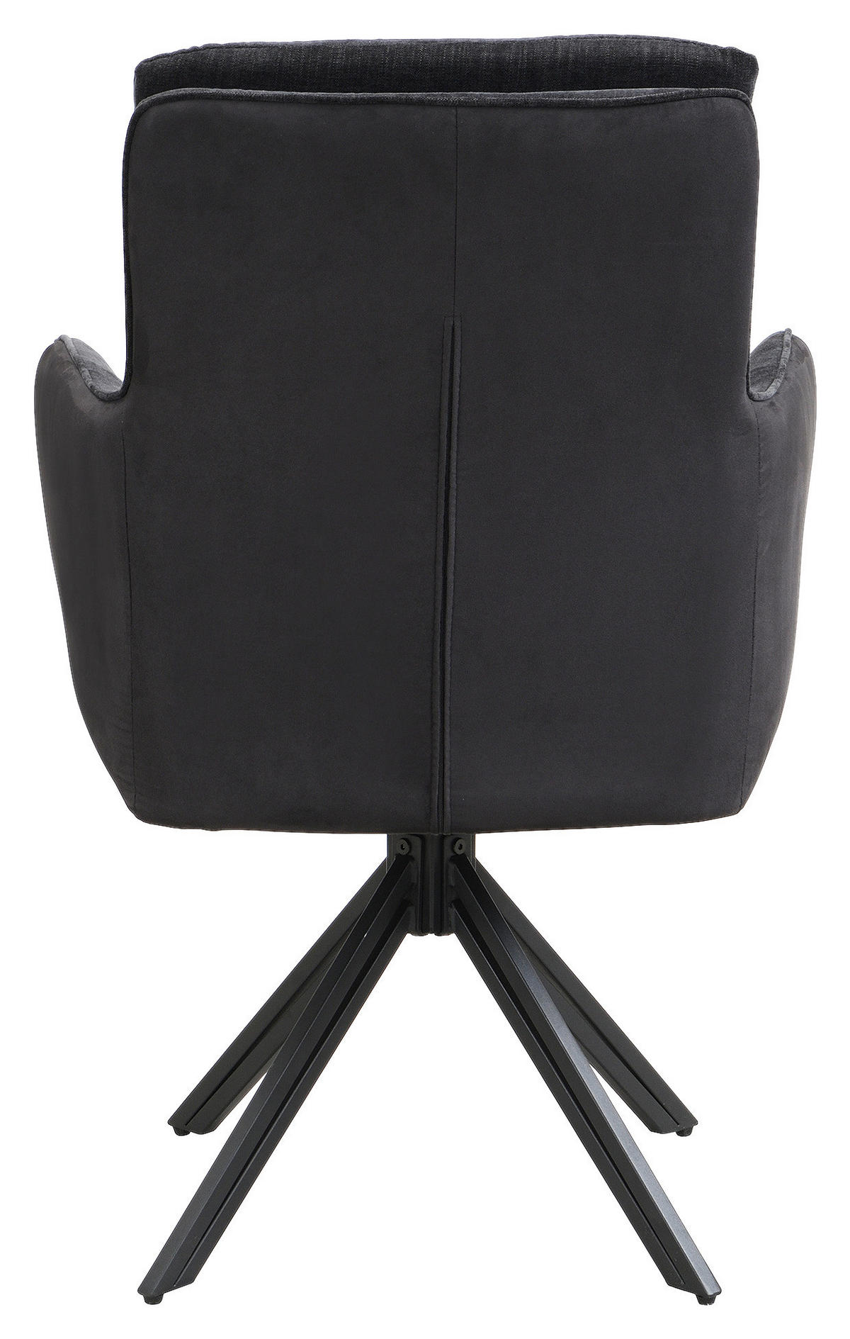 STUHL-SET - Schwarz, MODERN, Textil/Metall (62/94/70cm) - MID.YOU
