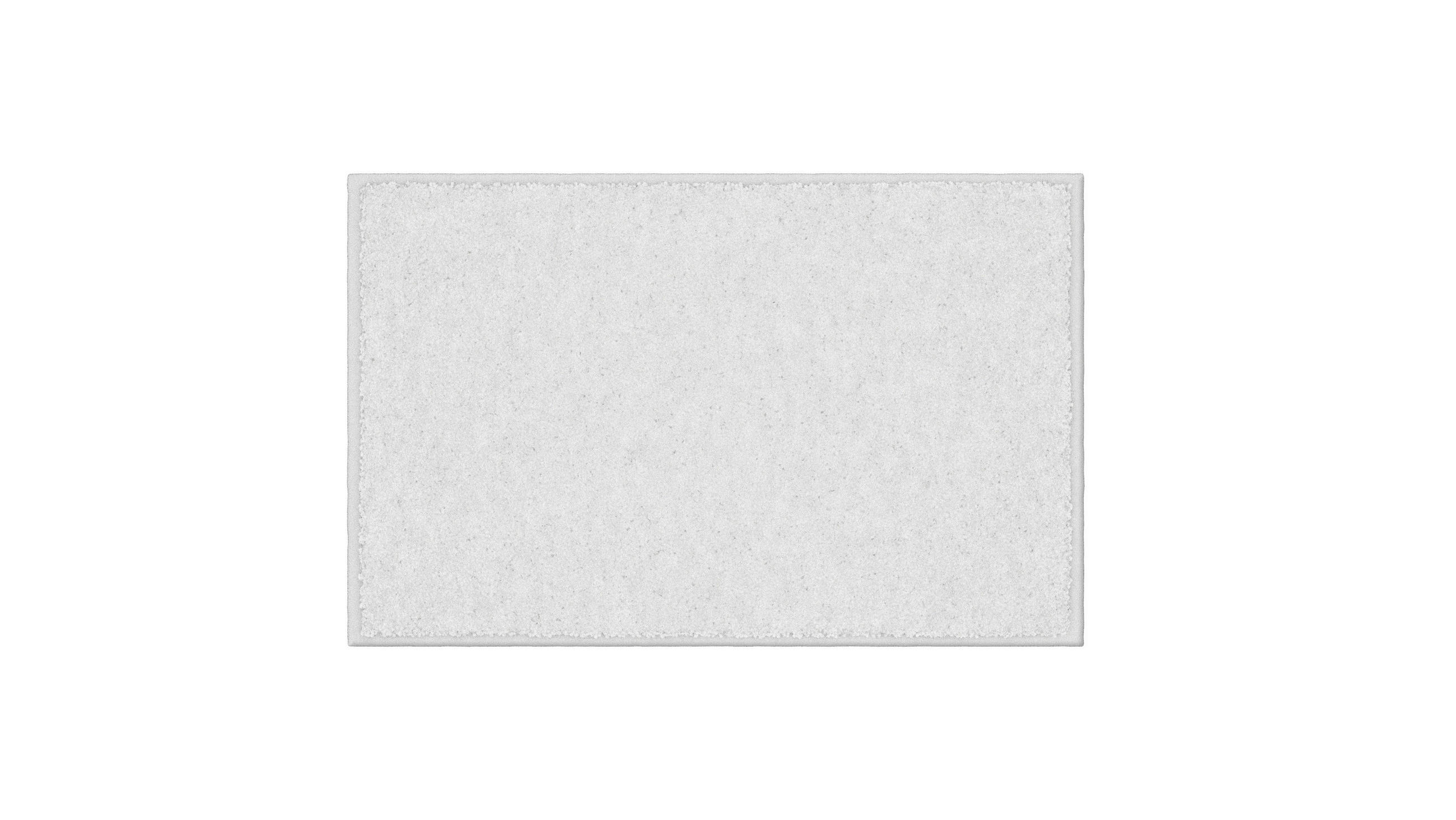 BADEMATTE Weiß 50/80 cm  - Weiß, Basics, Kunststoff/Textil (50/80cm) - Grund