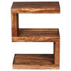 BEISTELLTISCH in Holz 44,5/30/60 cm  - Sheeshamfarben, Design, Holz (44,5/30/60cm) - MID.YOU