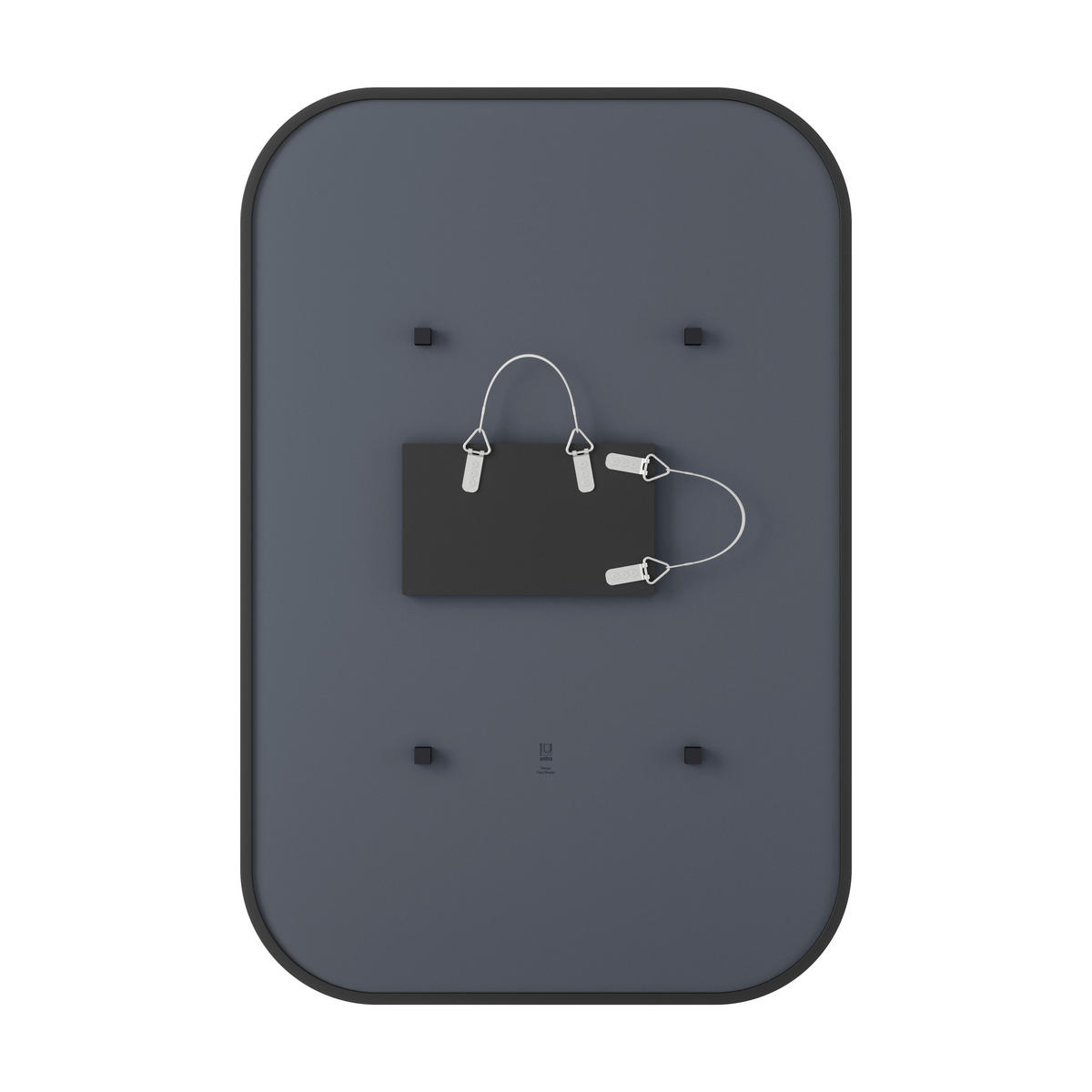 WANDSPIEGEL 92/61/3 cm  - Schwarz, KONVENTIONELL, Glas/Kunststoff (92/61/3cm) - Umbra