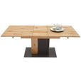 ESSTISCH in Holz 160-200/90/75,4 cm  - Eichefarben/Anthrazit, Natur, Glas/Holz (160-200/90/75,4cm) - Waldwelt
