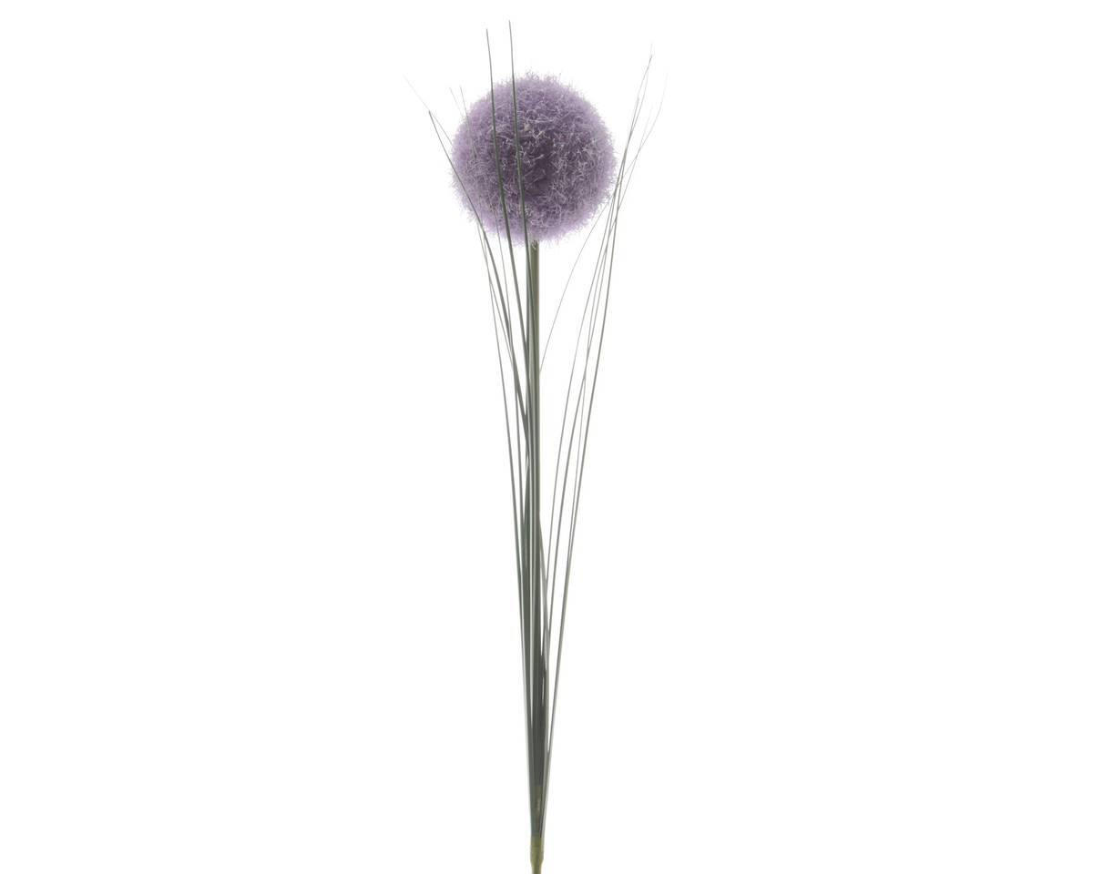KUNSTBLUME - Violett/Grün, Basics, Kunststoff (66cm)