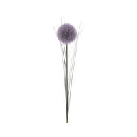 KUNSTBLUME - Violett/Grün, Basics, Kunststoff (66cm)