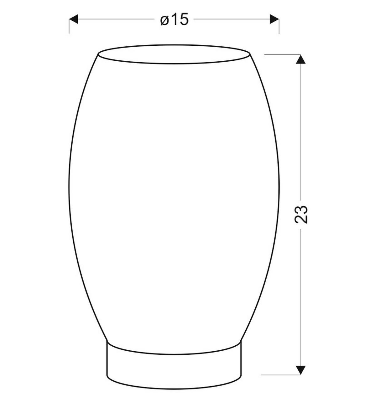 BORDSLAMPA 15/15/23 cm   - svart/guldfärgad, Basics, metall (15/15/23cm)