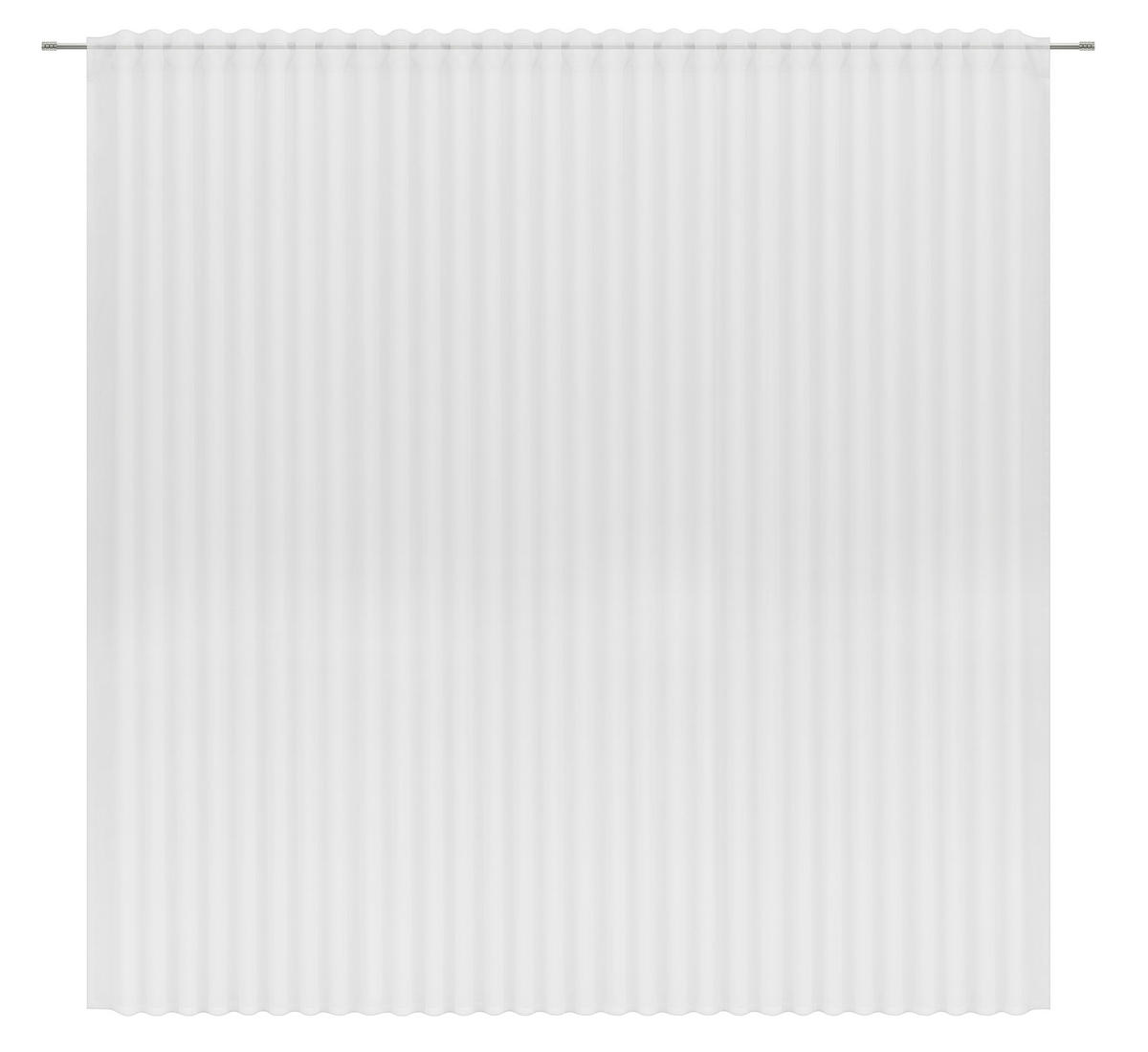 FERTIGSTORE  halbtransparent   450/245 cm  - Weiß, Basics, Textil (450/245cm) - Esposa