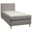 BOXBETT 90/200 cm  in Hellgrau  - Hellgrau, KONVENTIONELL, Holz/Textil (90/200cm) - Carryhome