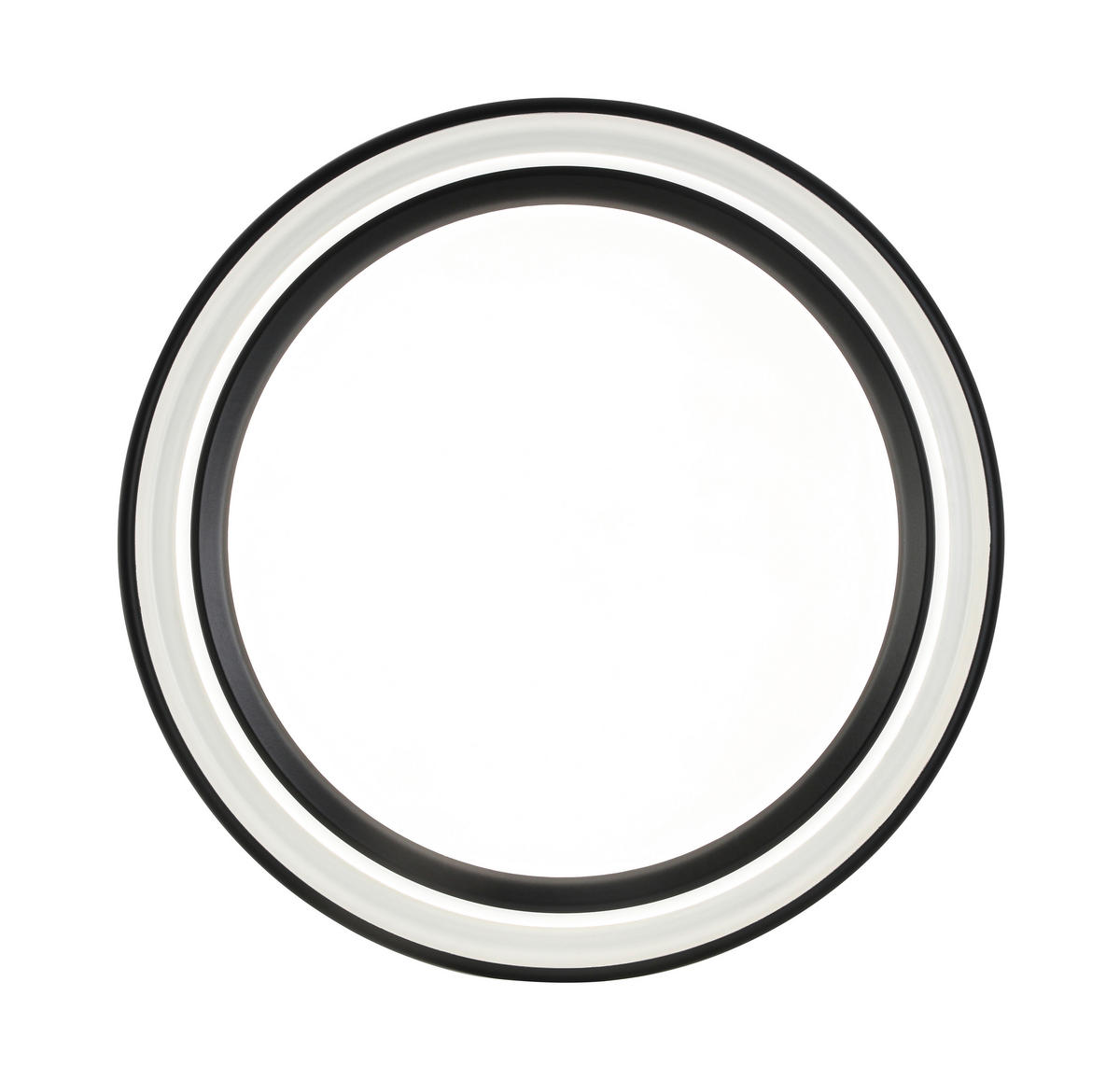 STROPNA LED-SVETILKA   48 W/5400 lm/3000-6500 K/220-240 V/ - črna/bela, Trend, kovina/umetna masa (49/6cm) - Novel