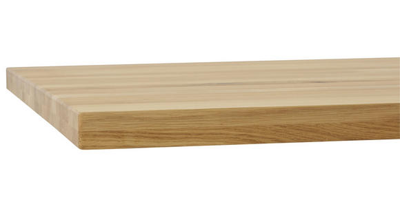 ESSTISCH in Holz 200/100/75 cm  - Eichefarben/Schwarz, Natur, Holz (200/100/75cm) - Linea Natura