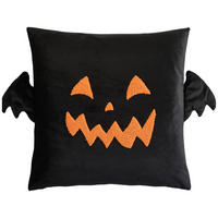 KISSENHÜLLE 45/45 cm  - Schwarz, Design, Textil (45/45cm) - Novel