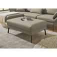 ECKSOFA  in Flachgewebe Sandfarben  175-224/255-365 cm  - Sandfarben/Schwarz, Design, Textil/Metall (175-224/255-365cm) - Dieter Knoll