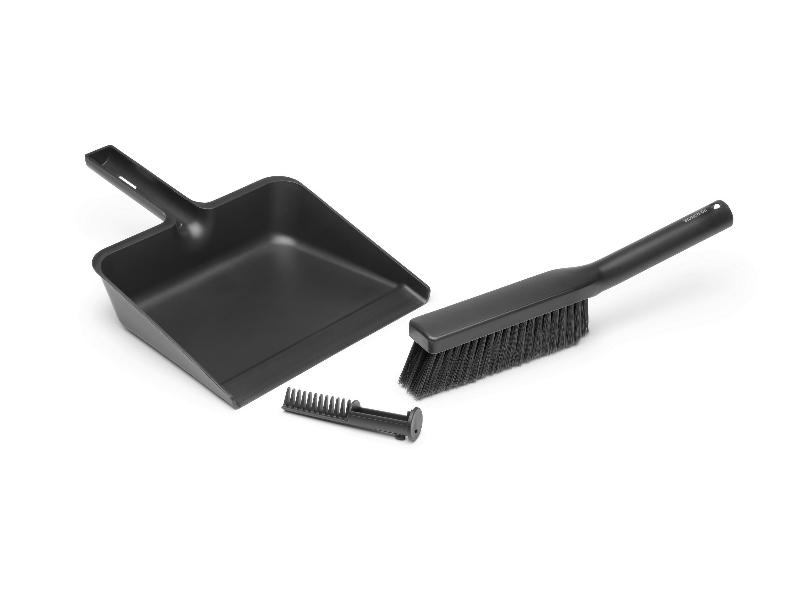 SEPRŰ ÉS LAPÁT SZETT - sötétszürke, Basics, műanyag - Brabantia