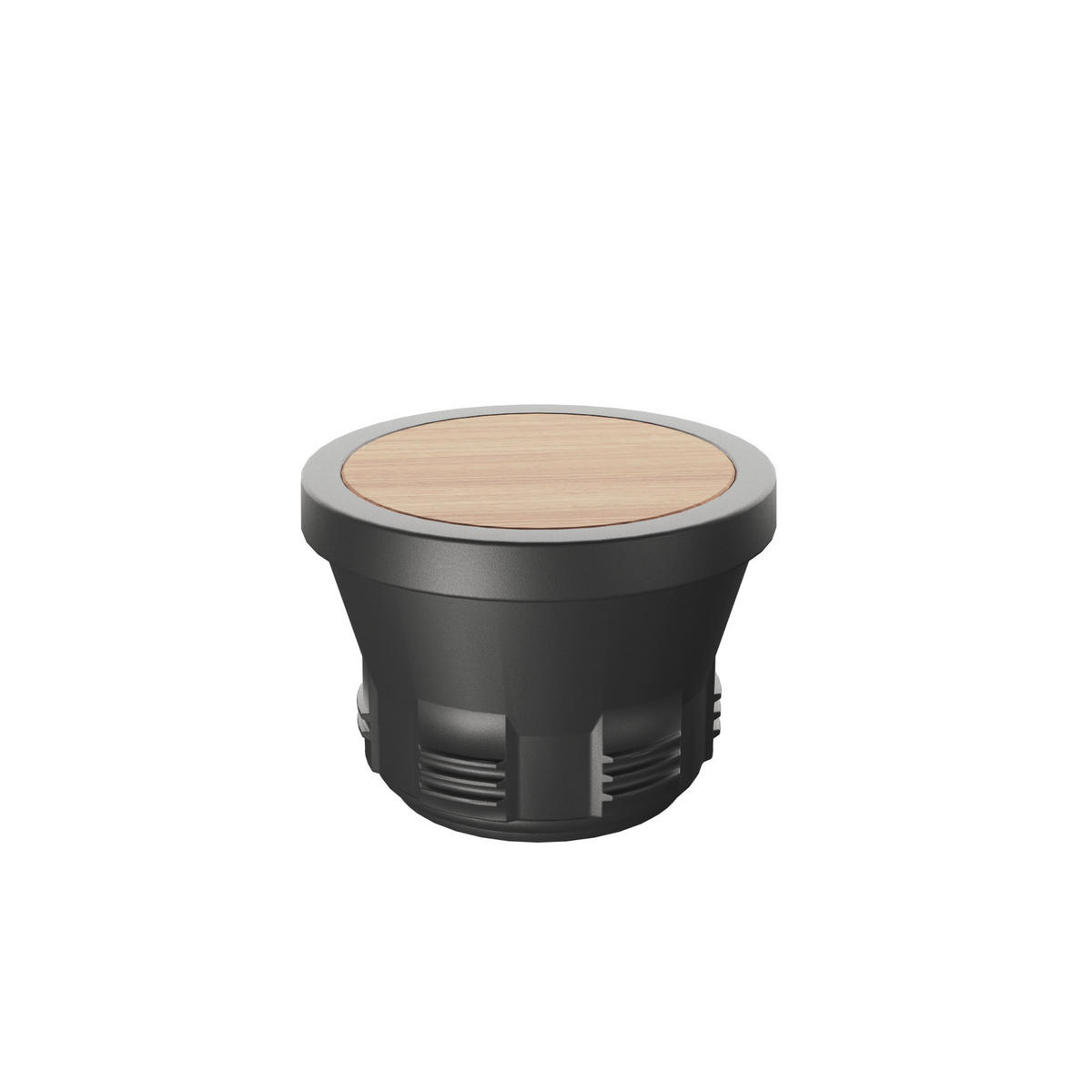 ISOLIERKANNE STUDIO ALLURE 1 L  - Silberfarben, Design, Holz/Metall (1l) - Alfi