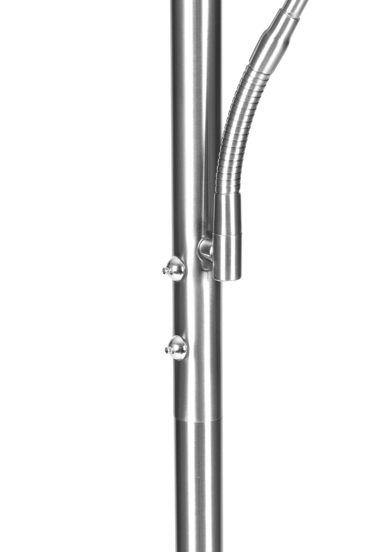 LED-DECKENFLUTER 28/180 cm    - Silberfarben/Weiß, Design, Kunststoff/Metall (28/180cm) - Novel