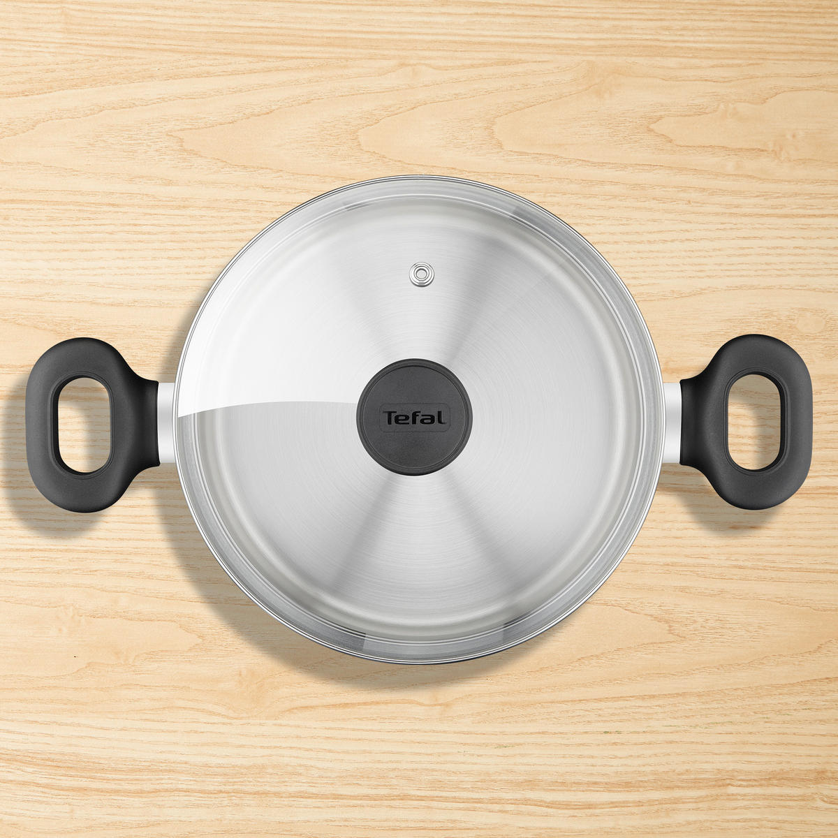 SCHMORPFANNE Duetto Silitan®-Antihaftbeschichtung  - Edelstahlfarben, Basics, Metall (38,7/10/25,6cm) - Tefal