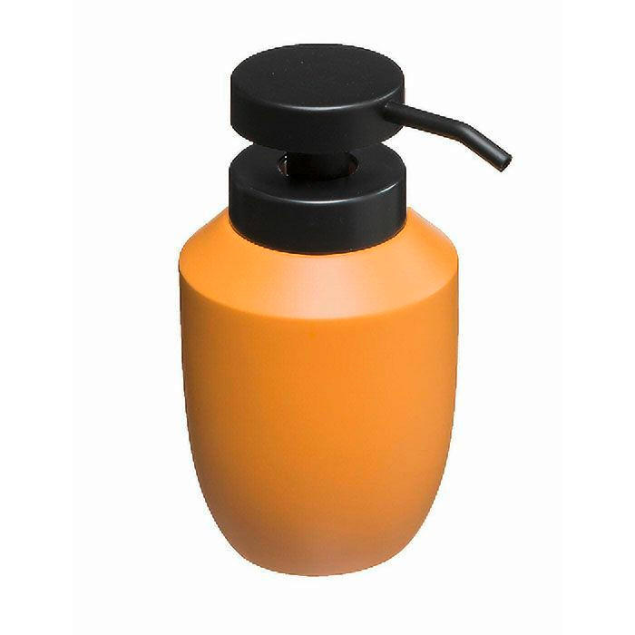 DOZATOR ZA TEČNI SAPUN  crna, tamnožuta  plastika  - tamnožuta/crna, Osnovno, plastika (8/15cm) - Homeware