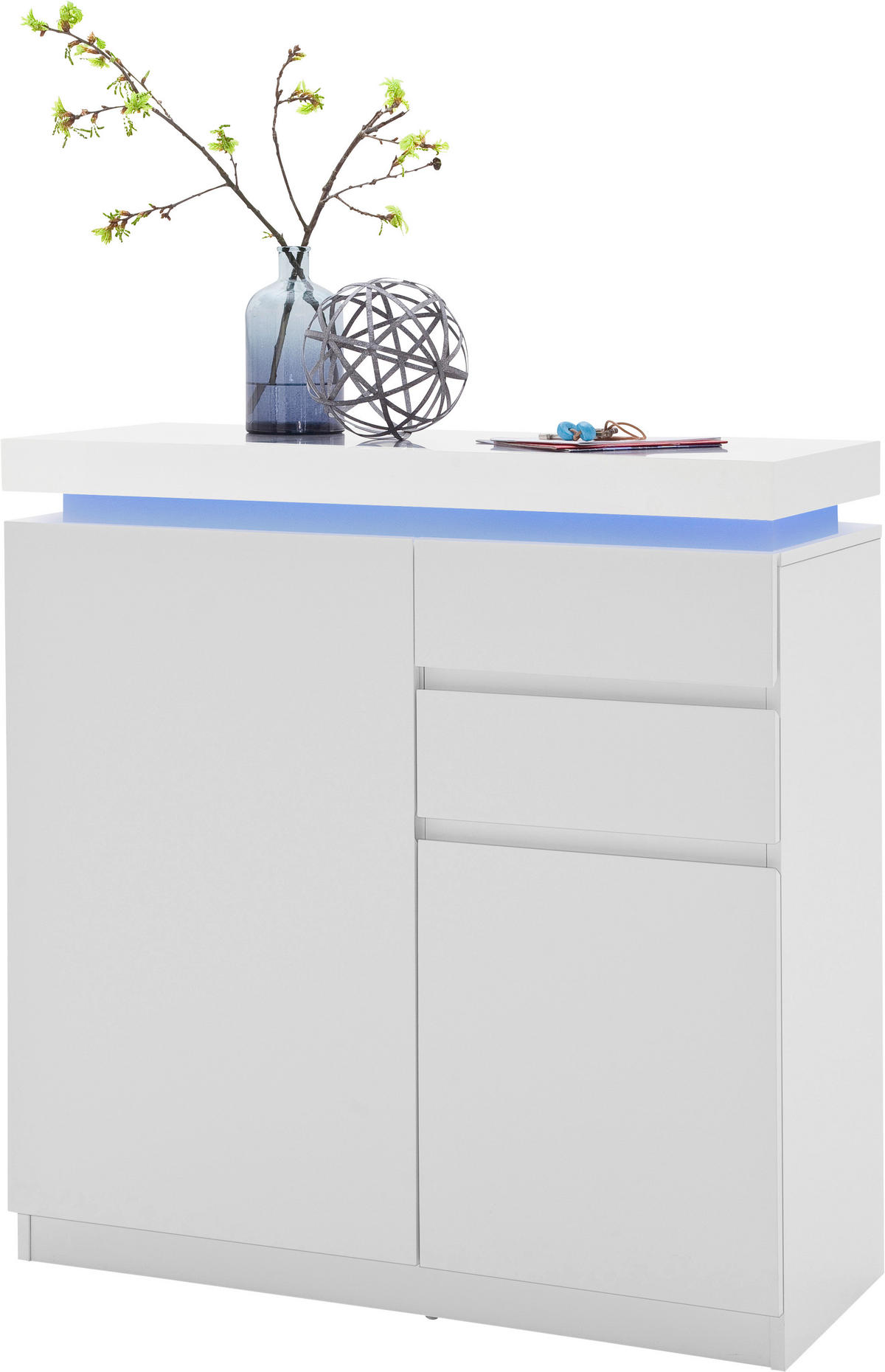 SCHUHSCHRANK  in 91/97/38 cm  - Weiss, Design, Holzwerkstoff (91/97/38cm) - Novel