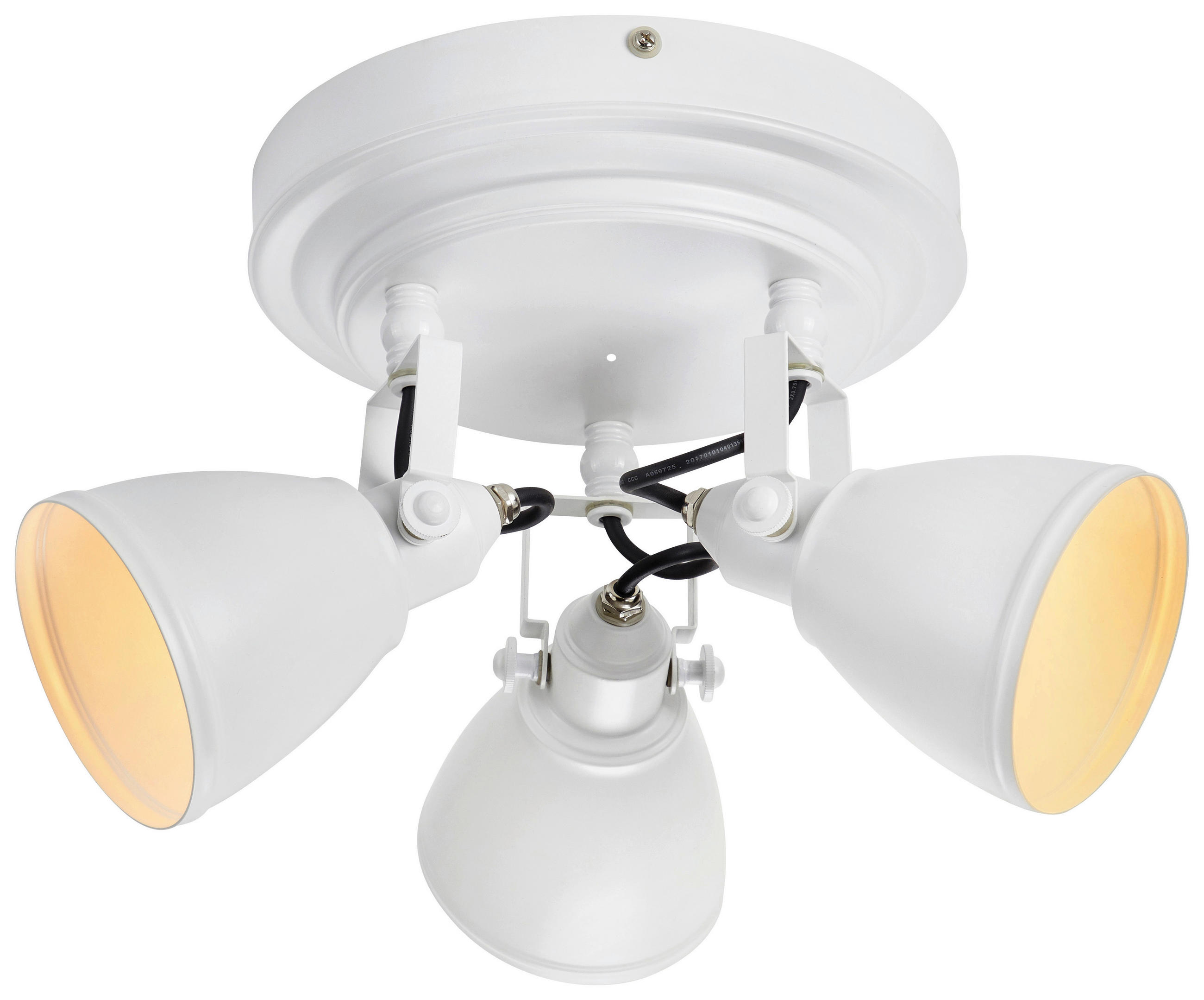 DECKENLEUCHTE     - Weiß, Basics, Metall (42/26/42cm) - Markslöjd