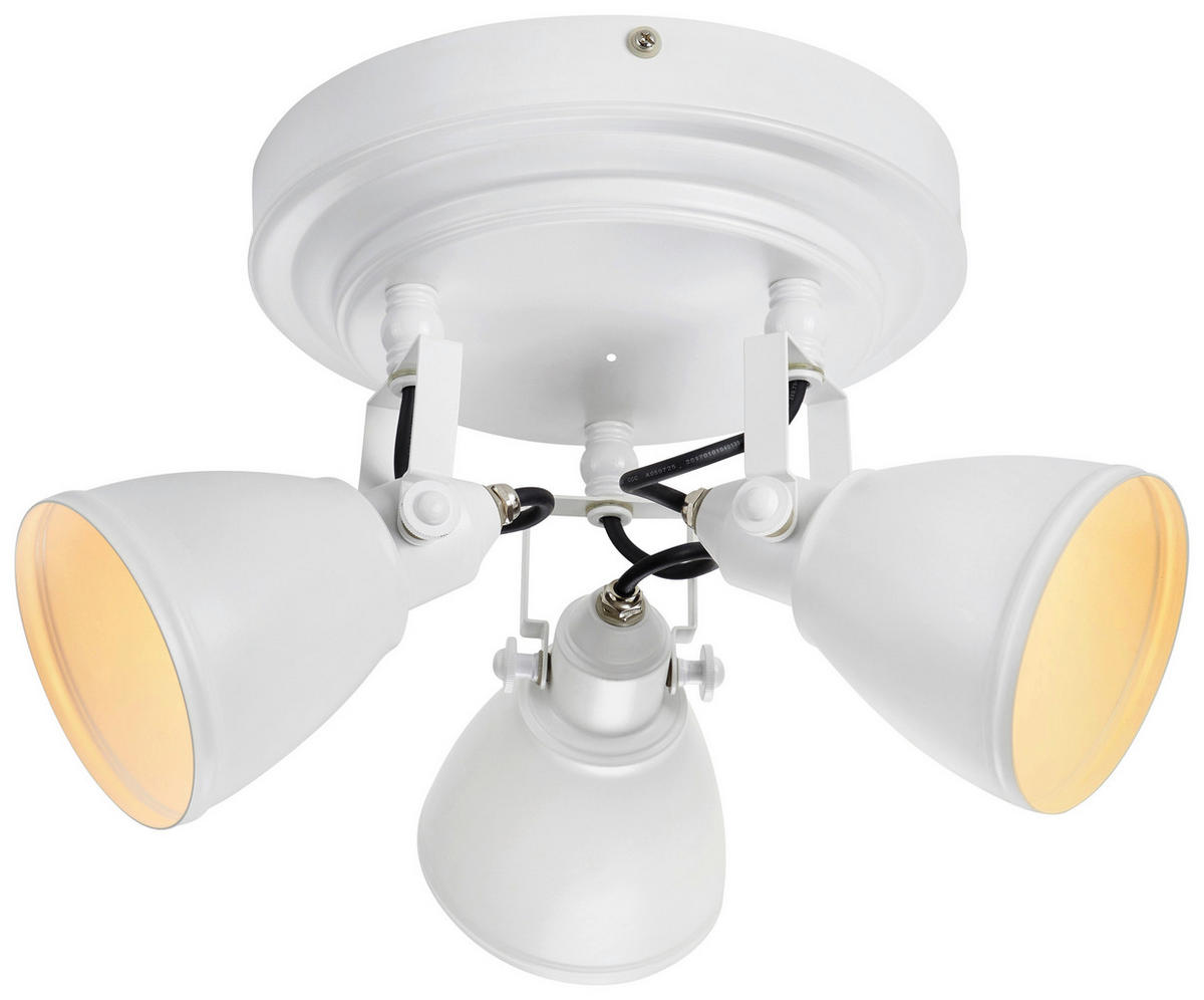 DECKENLEUCHTE FJÄLLBACK 42/26/42 cm   - Weiß, Basics, Metall (42/26/42cm) - Markslöjd