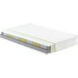 TASCHENFEDERKERNMATRATZE 120/200 cm Höhe ca. 23 cm  - Weiß, KONVENTIONELL, Textil (120/200cm) - Sleeptex