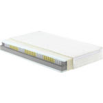 TASCHENFEDERKERNMATRATZE 120/200 cm Höhe ca. 23 cm  - Weiß, KONVENTIONELL, Textil (120/200cm) - Sleeptex