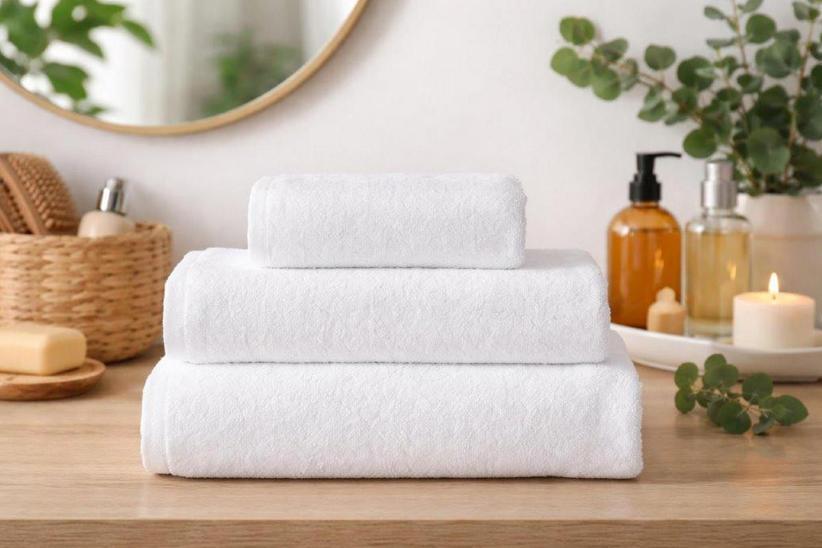 PEŠKIR ZA RUKE Five stars  bela 30/50 cm  - bela, Konvencionalno, tekstil (30/50cm) - Esposa