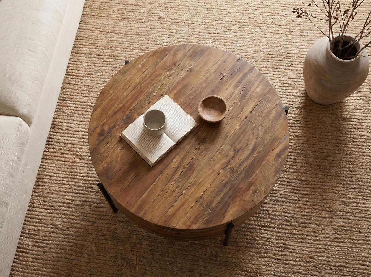KLUBSKA MIZA, 70/36/70 cm rjava  - črna/rjava, Design, kovina/les (70/36/70cm) - Livetastic