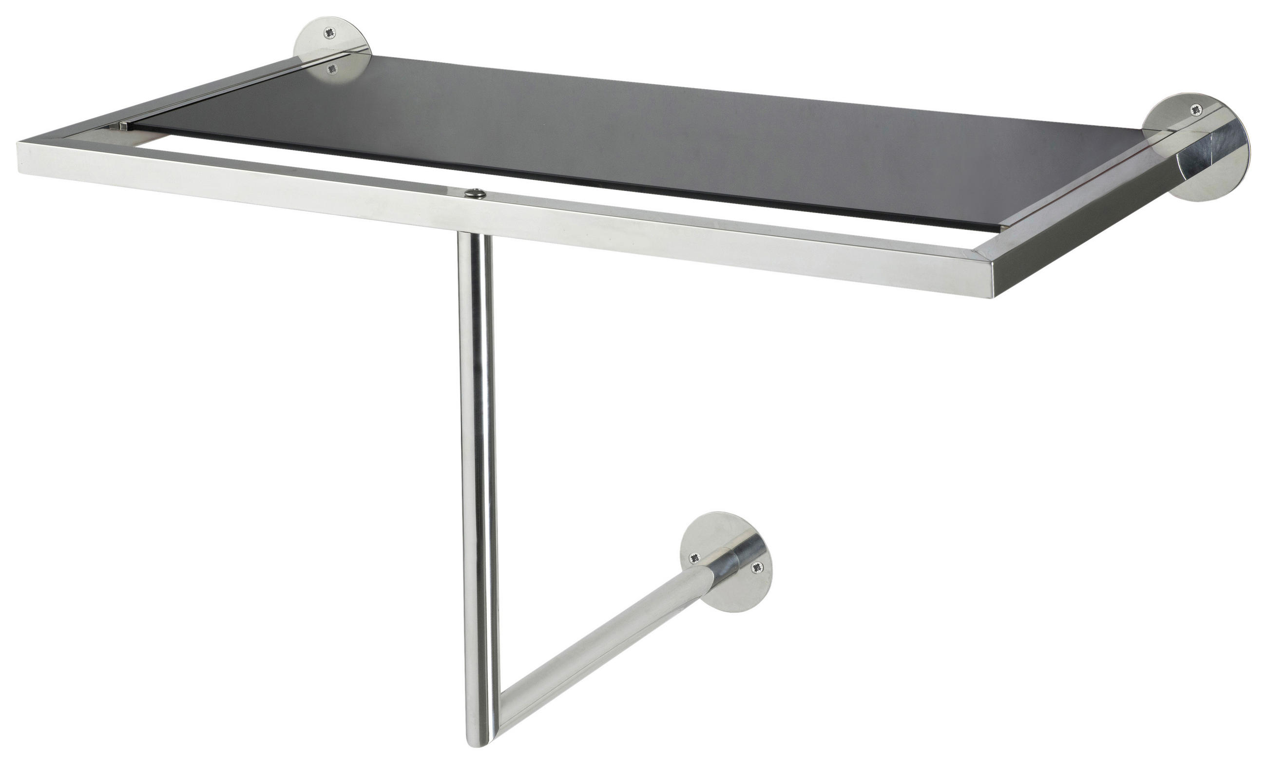 WANDGARDEROBE  in  - Design, Glas/Metall (65/20,5/30cm)