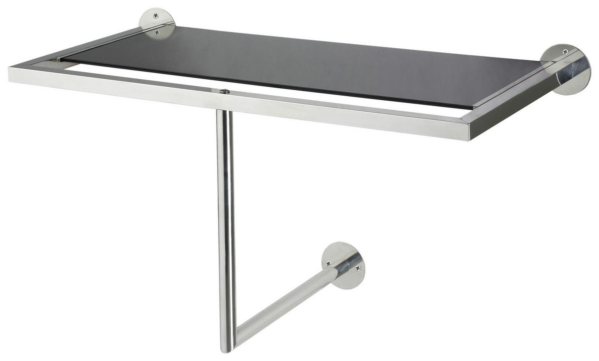 WANDGARDEROBE  in  - Design, Glas/Metall (65/20,5/30cm)