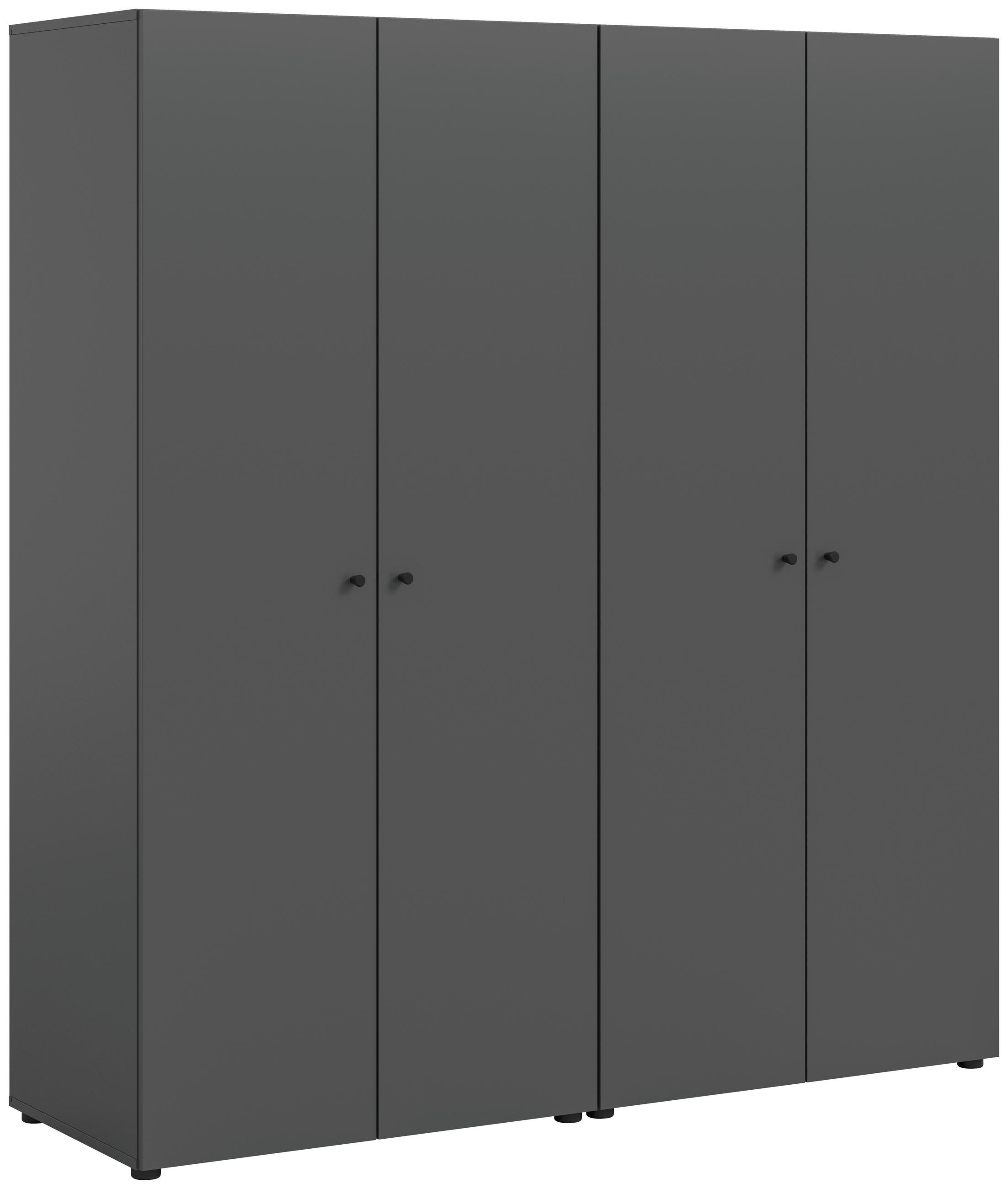 Dulap Cu Uși Rotative, 160/176/51 cm, antracit
