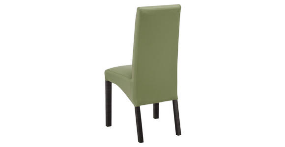 STUHL Lederlook Dunkelgrün, Buche Kolonial - Dunkelgrün/Buche Kolonial, KONVENTIONELL, Holz/Textil (47/102/57cm) - Carryhome