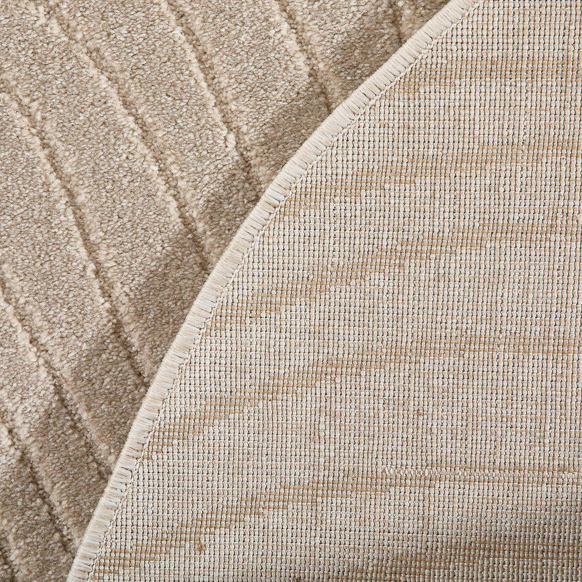 WEBTEPPICH 130/190 cm Beige  - Beige, Design, Textil (130/190cm) - Novel