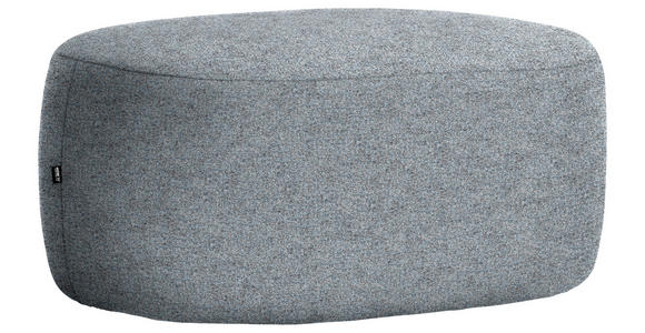 HOCKER in Textil Braun, Grau  - Schwarz/Braun, MODERN, Kunststoff/Textil (88/43/66cm) - Hom`in