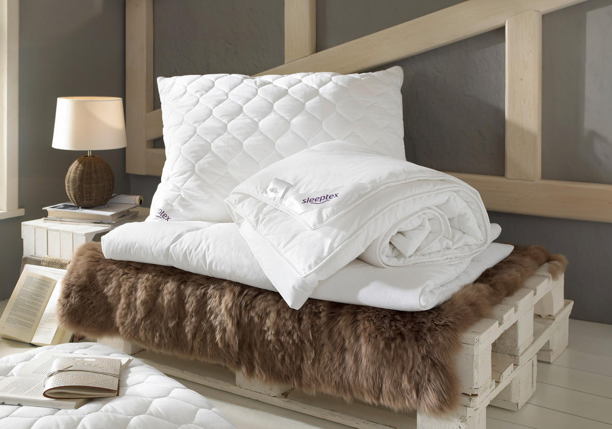 KOPFPOLSTER 70/90 cm   - Weiß, Basics, Textil (70/90cm) - Sleeptex