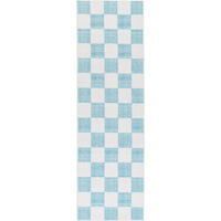 LÄUFER 80/250 cm MESIO JACK, waschbar  - Grauweiß/Mintgrün, Design, Kunststoff/Textil (80/250cm) - Lindorug