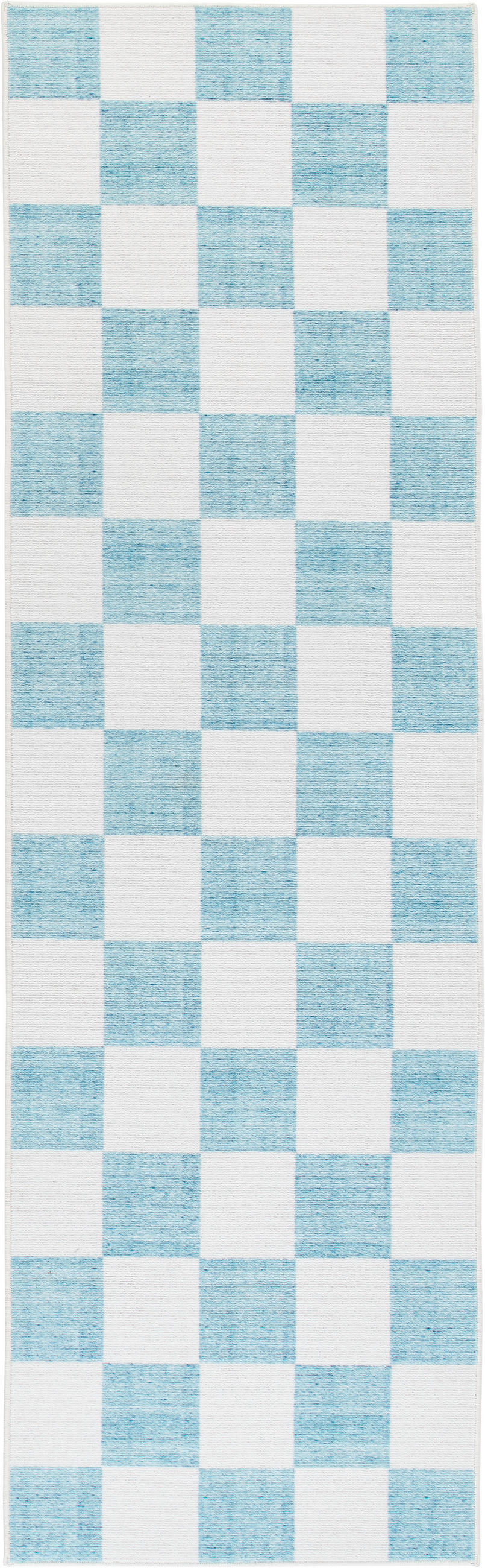 LÄUFER 80/250 cm MESIO JACK, waschbar  - Grauweiß/Mintgrün, Design, Kunststoff/Textil (80/250cm) - Lindorug