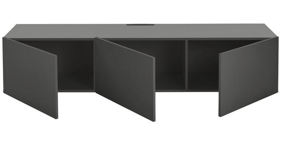 LOWBOARD  180/36,7/42 cm  hängend  - Anthrazit, Design, Holzwerkstoff (180/36,7/42cm) - Hom`in