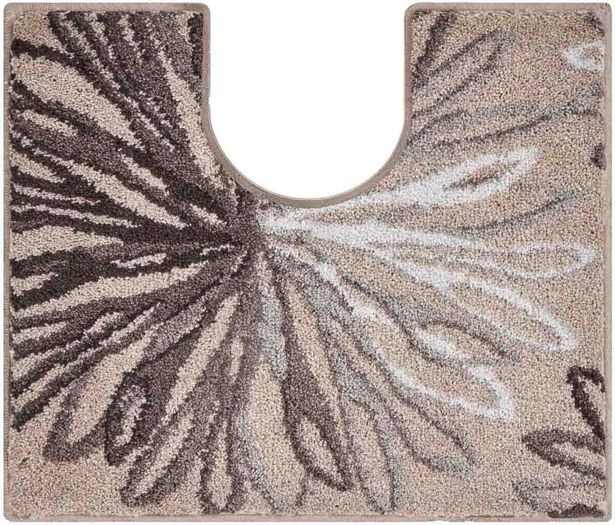 WC-VORLEGER Taupe 50/60 cm  - Taupe, Design, Kunststoff/Textil (50/60cm) - Grund