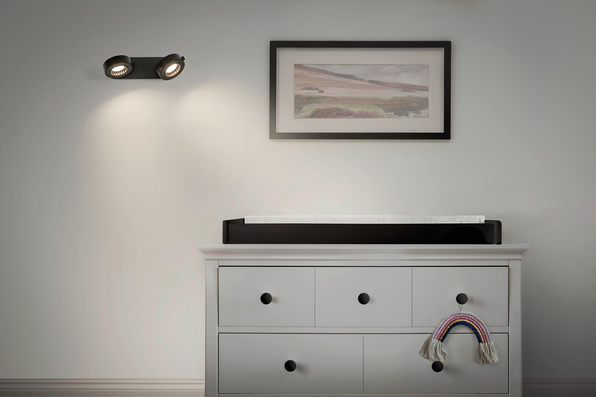 LED-STRAHLER 30/10/10,5 cm   - Schwarz, Basics, Kunststoff/Metall (30/10/10,5cm) - Osram