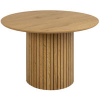 JEDÁLENSKÝ STÔL, prírodná farba, 120/75/120 cm - prírodná farba, Modern, kompozitné drevo (120/75/120cm) - MID.YOU