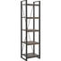 REGAL Mangoholz massiv Braun - Braun, Design, Holz/Metall (55/200/40cm) REGAL Mangoholz massiv Braun - Braun, Design, Holz/Metall (55/200/40cm)