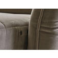 ECKSOFA in Mikrofaser Hellbraun  - Hellbraun/Schwarz, KONVENTIONELL, Textil/Metall (285/178cm) - Carryhome