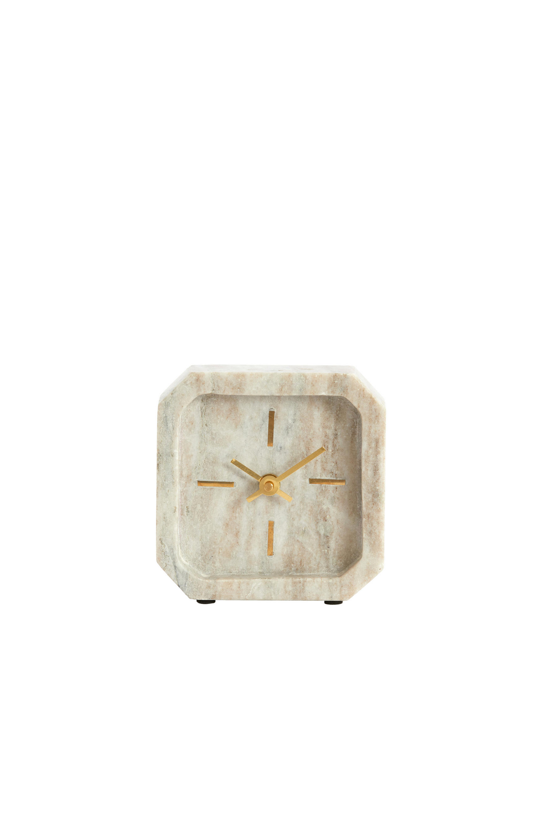 Light & Living Tischuhr Pablia Sand 4x13x13 cm