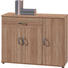 KOMMODE 90/70/30 cm - Silberfarben/Sonoma Eiche, KONVENTIONELL, Holzwerkstoff/Kunststoff (90/70/30cm) - Carryhome KOMMODE 90/70/30 cm - Silberfarben/Sonoma Eiche, KONVENTIONELL, Holzwerkstoff/Kunststoff (90/70/30cm) - Carryhome