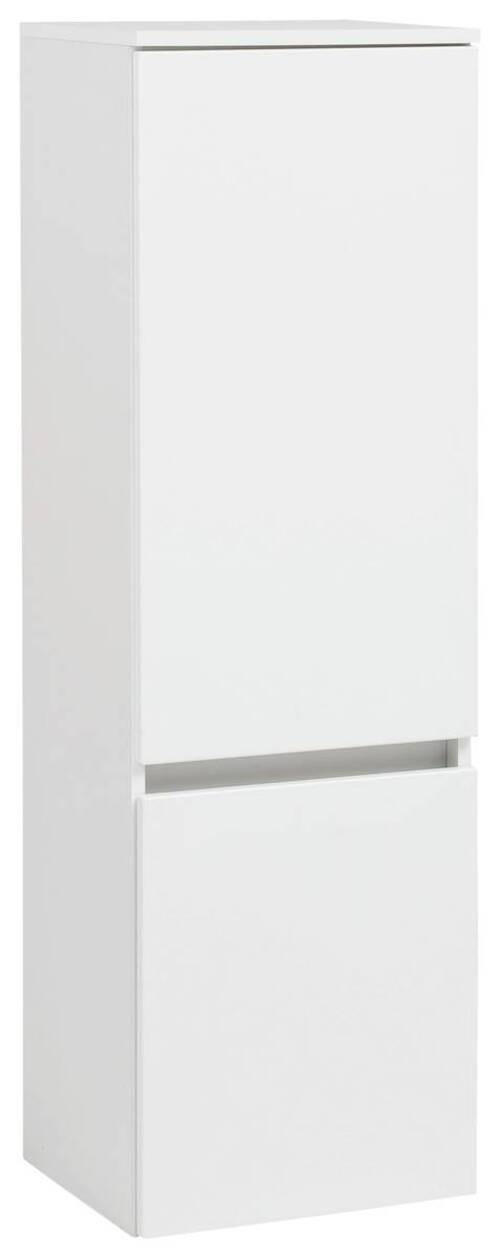 MIDISCHRANK 40/130/35 cm - Silberfarben/Weiß, KONVENTIONELL, Holzwerkstoff/Kunststoff (40/130/35cm) - Held