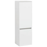 MIDISCHRANK 40/130/35 cm  - Silberfarben/Weiß, KONVENTIONELL, Holzwerkstoff/Kunststoff (40/130/35cm) - Held