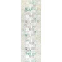 LÄUFER 80/250 cm ONDEA MARTIN, waschbar  - Creme/Hellgrau, Design, Kunststoff/Textil (80/250cm) - Lindorug