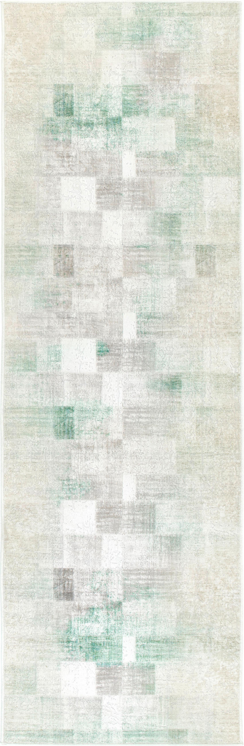 LÄUFER 80/250 cm ONDEA MARTIN, waschbar  - Creme/Hellgrau, Design, Kunststoff/Textil (80/250cm) - Lindorug